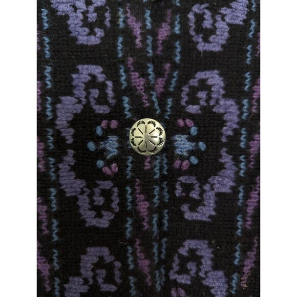 Nomadic Trading Cardigan Womens Purple Lambswool Size M - Picture 5 of 10